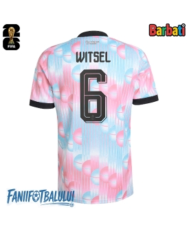 Belgia Axel Witsel #6 Tricou Fotbal Replică Mondial 2026 Barbati Deplasare Belgia Axel Witsel #6 Tricou Fotbal Replică Mondial 2026 Barbati Deplasare